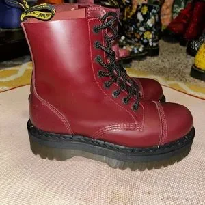 靴 Dr.Martin crazy bomb made in england Dr. Martens England Crazy Bomb 80's Size 9 Steel Toe Boots